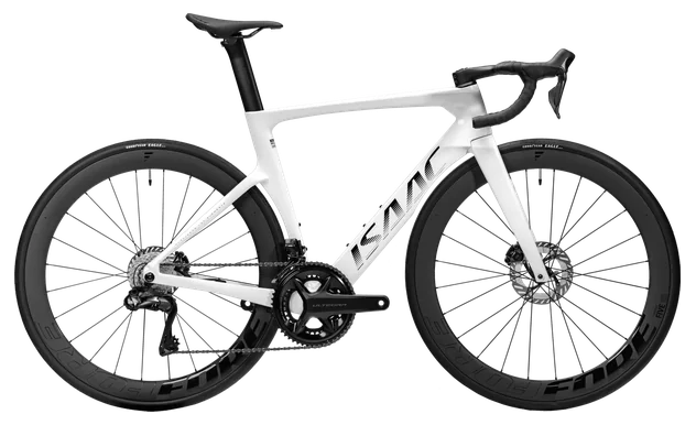 Isaac Meson aero racefiets in Mineral White