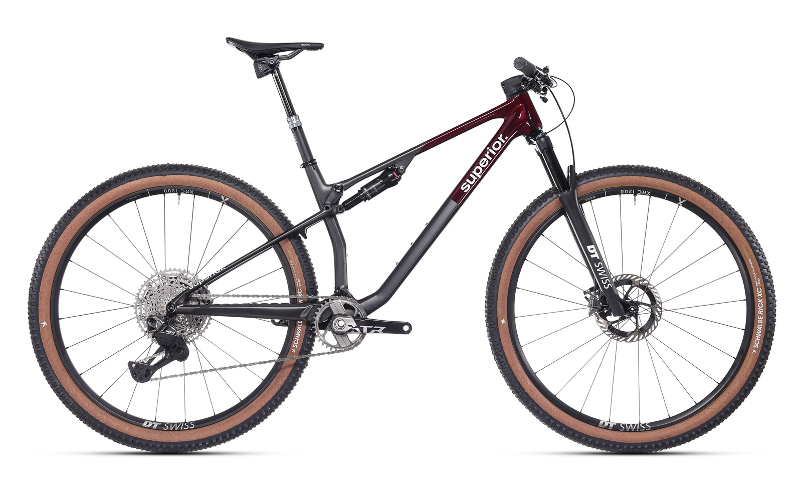 Superior XF 9.9 Team full-suspension mountainbike in Red Carbon