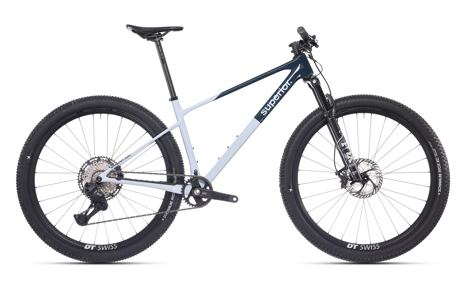Superior XP 9.8 carbon hardtail mountainbike in Gloss Petrol