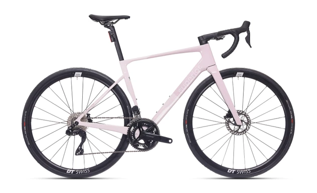 Superior XR 9.5 GF gran fondo fiets in Gloss Pink Dust