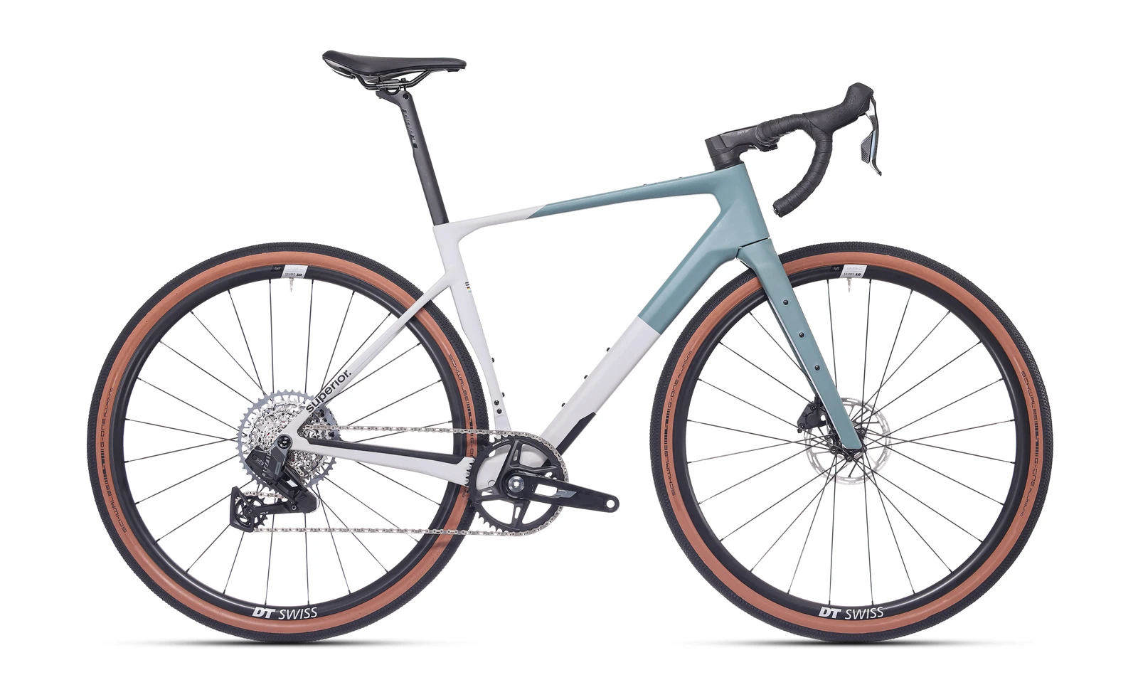 Superior XR 9.5 GRA gravelbike in Matte Trooper Green